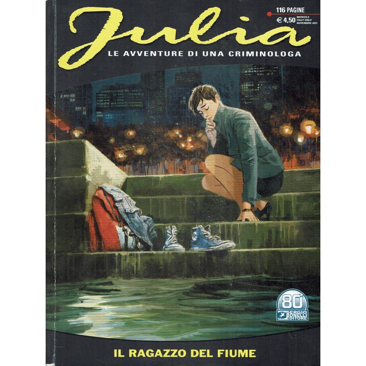 Julia n.278 il ragazzo del fiume di Giancarlo Berardi ed. Bonelli 