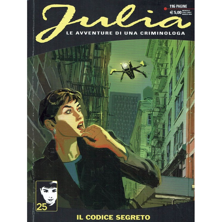 Julia n.306 il codice segreto di Giancarlo Berardi ed. Bonelli 