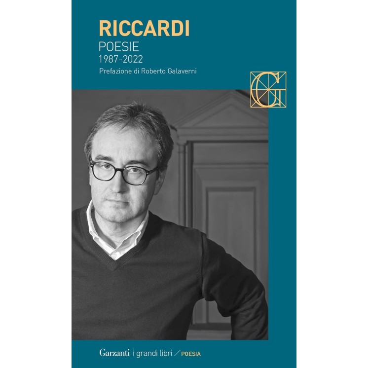 Riccardi poesie 1987 2022 ed. Garzanti NUOVO B23