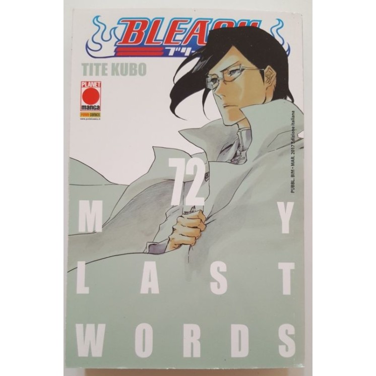 Bleach n.72 di Tite Kubo  RISTAMPA ed. Panini NUOVO 