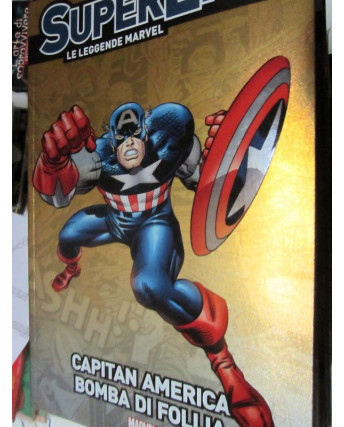 Le leggende Marvel Supereroi 34 Capitan America bomba di follia ed.Panini NUOVO