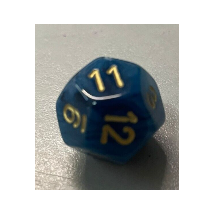 Dado 12 facce singolo Gd33