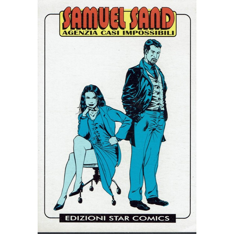 Cartolina Samuel Sand agenzia casi impossibili ed. Star Comics BO08