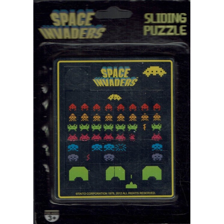 Space Invaders sliding puzzle NUOVO ed. 50 Fifty Gd09