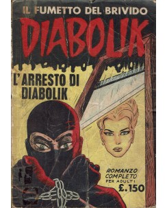 Diabolik   3 prima serie INGOGLIA l'arresto di Diabolik ed. Astorina BO12