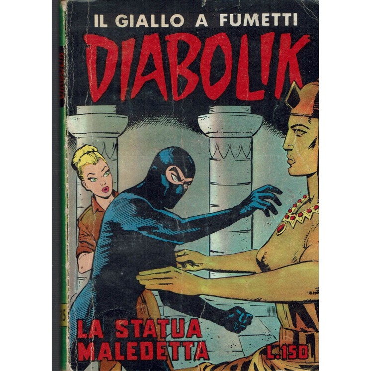 Diabolik  15 seconda serie SODIP la statua maledetta ed. Astorina BO12
