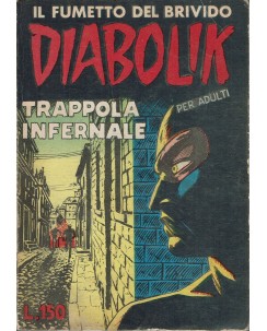 Diabolik  11 prima serie INGOGLIA trappola infernale ed. Astorina BO12