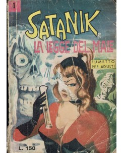 Satanik n.  1 la legge del male di Magnus Bunker ed. Corno BO12