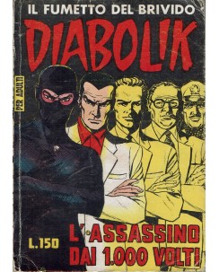 Diabolik  24 prima serie SODIP l'assassino dai 1000 volti ed. Astorina BO12