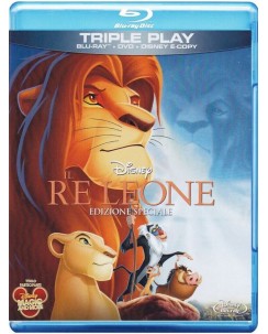 BLU-RAY Il re leone triple play 2 dischi ITA usato ed. Disney B52