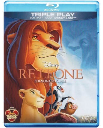 BLU-RAY Il re leone triple play 2 dischi ITA usato ed. Disney B52