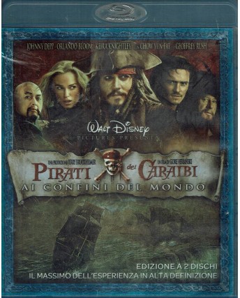 BLU-RAY Pirati dei Caraibi ai confini del mondo ITA usato ed. Disney B52