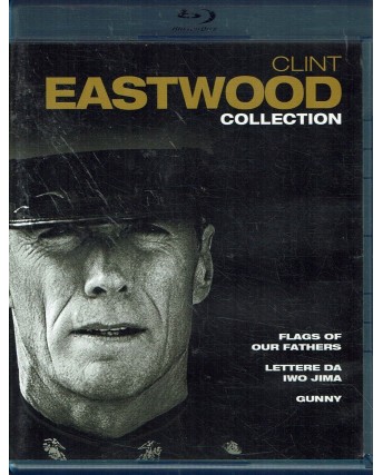 BLU-RAY Clint Eastwood collection 3 film ITA usato ed. Warner Bros B40