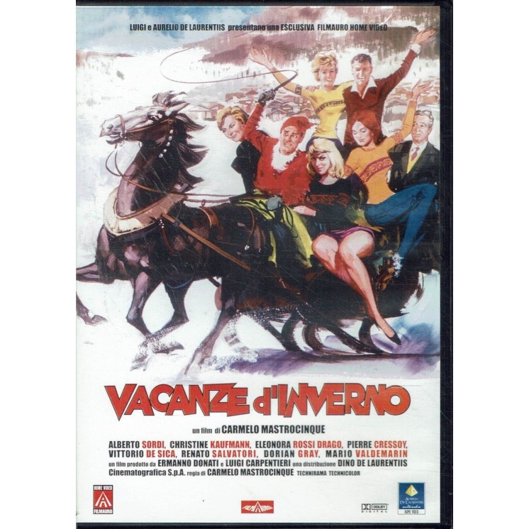 DVD Vacanze d'inverno con Alberto Sordi ITA usato ed. Filmauro B53