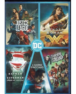 DVD 5 film supereroi Dc ITA usato ed. Warner Bros B53