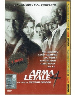 DVD I miti cinema 12 : Arma letale 4 ITA usato ed. Warner Bros B46