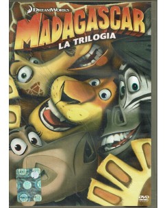 DVD Madagascar la trilogia ITA usato EDITORIALE ed. Dreamworks B49