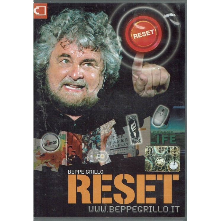 DVD Reset con Beppe Grillo ITA usato ed. Casaleggio Associati B53