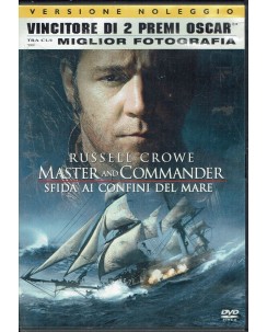 DVD Master and commander versione noleggio ITA usato ed. Miramax B53