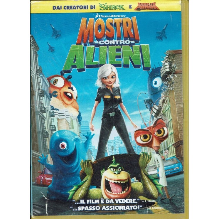 DVD Mostri contro alieni ITA usato ed. Dreamworks B54