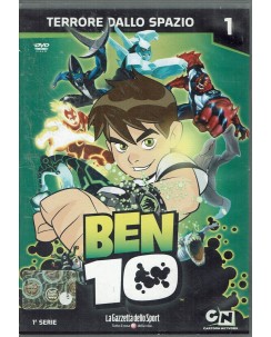 DVD Ben 10 1 I° serie ITA usato ed. Gazzetta Dello Sport B54