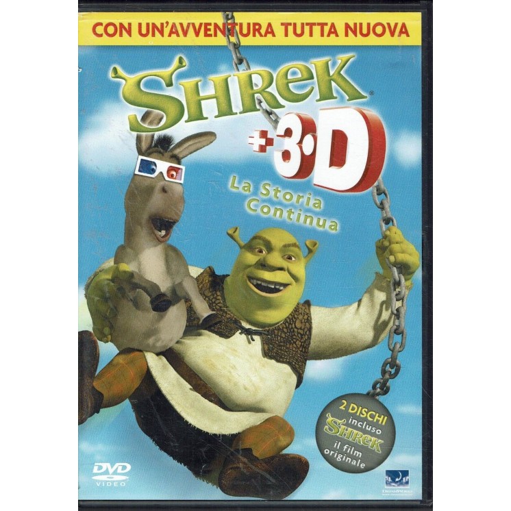 DVD Shrek 3D ITA usato ed. Dreamworks B54