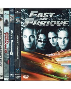 DVD Fast and furious seq. 1/5 ITA usato ed. Universal B32