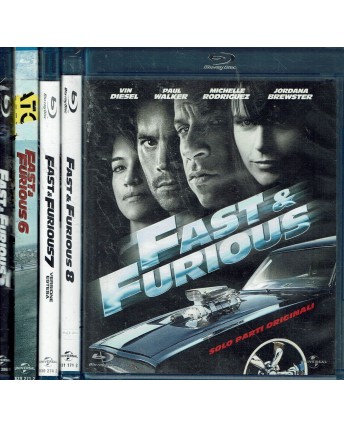 BLU-RAY Fast and furious 5 film ITA usato ed. Universal B54