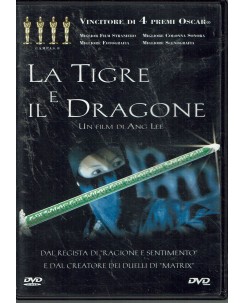 DVD La tigre e il dragone EDITORIALE ITA usato ed. Elleu B53