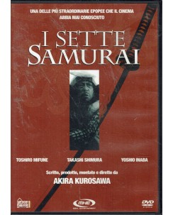 DVD I sette samurai EDITORIALE ITA usato ed. MHE B51