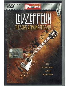 DVD Led Zeppelin the song remains the same EDITORIALE ITA usato ed. Panorama B51