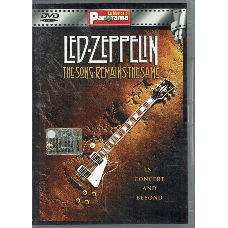 DVD Led Zeppelin the song remains the same EDITORIALE ITA usato ed. Panorama B51