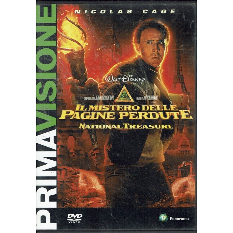 DVD Il mistero delle pagine perdute EDITORIALE ITA usato ed. Panorama B51