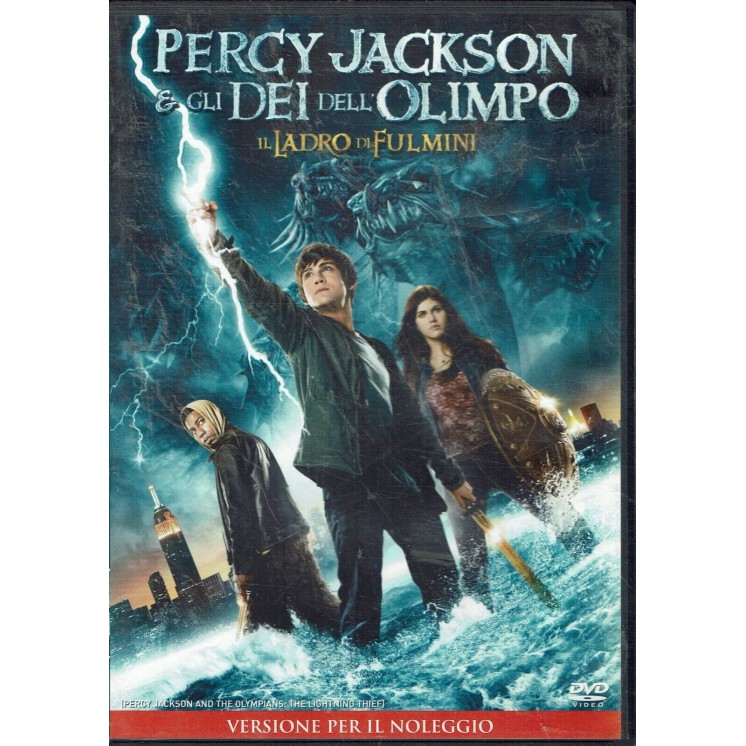 DVD Percy Jackson ladro fulmini noleggio ITA usato ed. 20th Century Fox B52