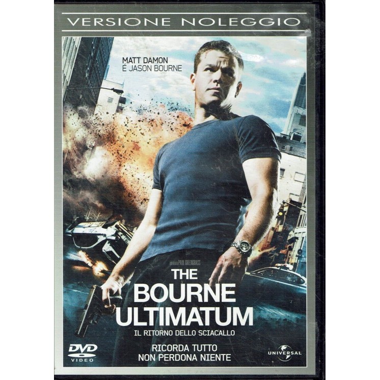 DVD The bourne ultimatum versione noleggio ITA usato ed. Universal B52