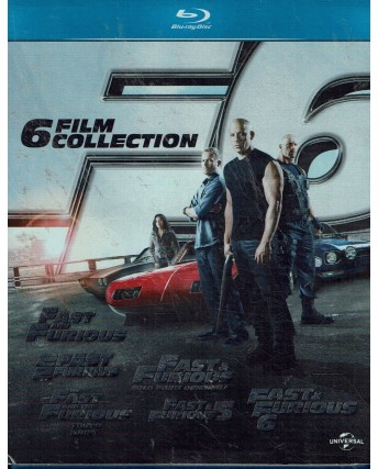 BLU-RAY Fast and furious 6 film collection ITA usato ed. Universal B52