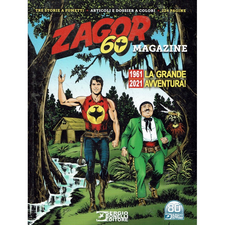 Zagor 60 magazine di Nolitta ed. Bonelli