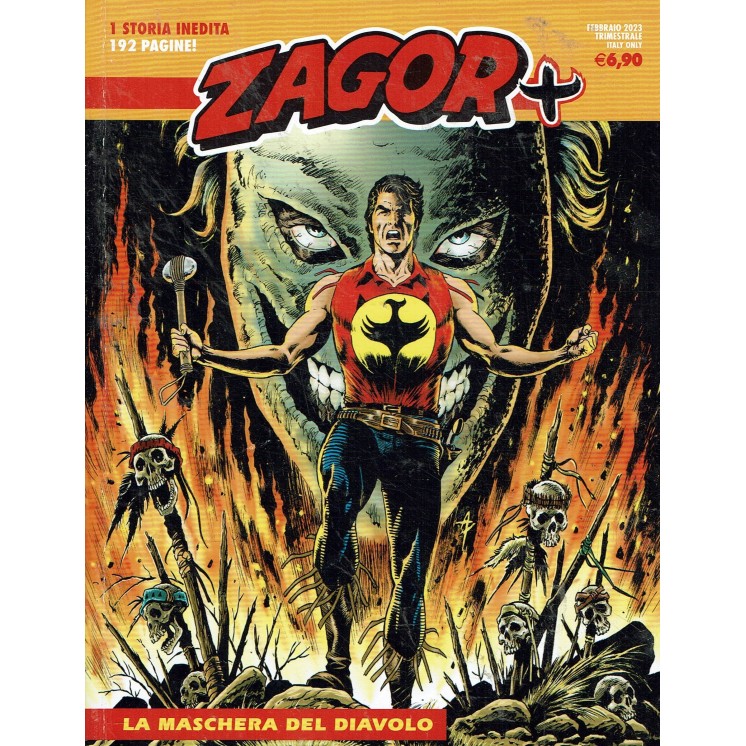 Zagor +  8 la maschera del diavolo di Esposito Bros ed. Bonelli