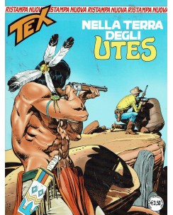 Tex nuova ristampa 424 nella terra degli Utes con POSTERINO di Villa ed. Bonelli