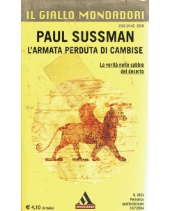 Giallo Mondadori 2853 P. Sussman : armata perduta Cambise ed. Mondadori A85