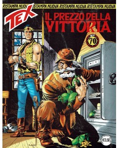 Tex nuova ristampa 435 prezzo della vittoria con POSTERINO di Villa ed. Bonelli