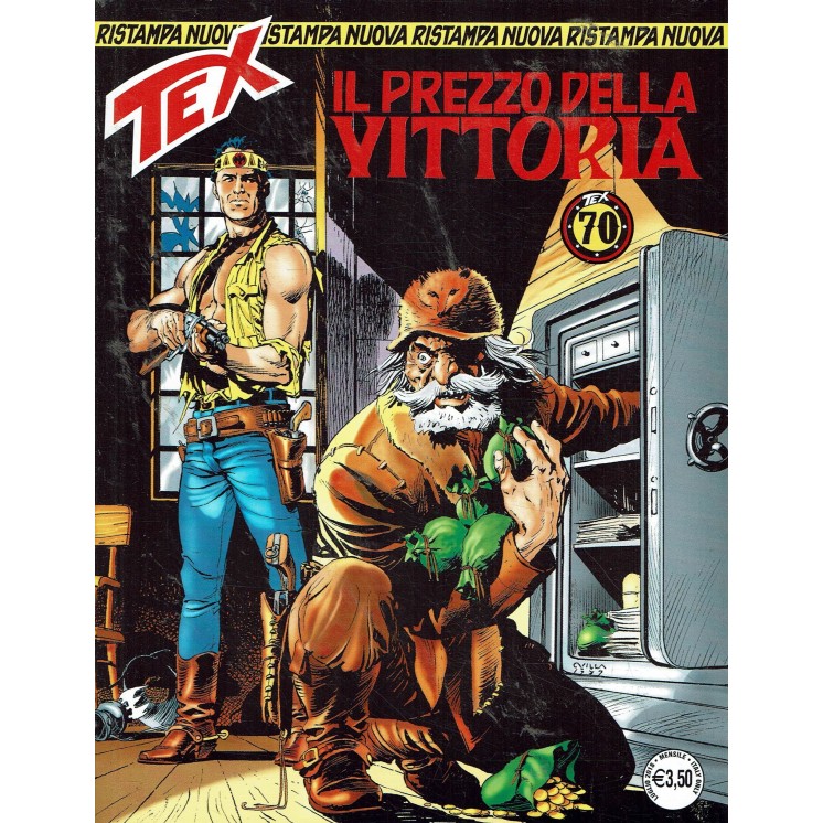 Tex nuova ristampa 435 prezzo della vittoria con POSTERINO di Villa ed. Bonelli