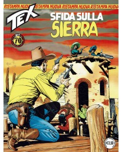 Tex nuova ristampa 440 sfida sulla Sierra con POSTERINO di Villa ed. Bonelli