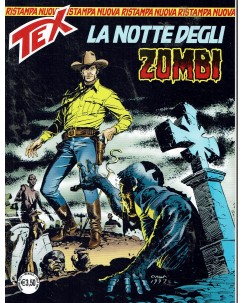 Tex nuova ristampa 445 la notte degli zombie con POSTERINO di Villa ed. Bonelli