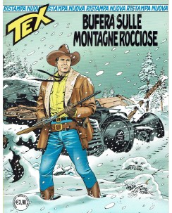 Tex nuova ristampa 446 bufera sulle montagne con POSTERINO di Villa ed. Bonelli