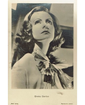 Cartolina Greta Garbo originale anni '50 '60 Gd54