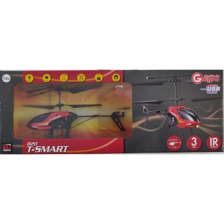 820 T-Smart elicottero radiocomandato 3 canali ed. Elipama Gd23