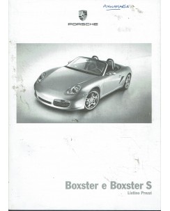 Porsche : Boxster e Boxster S listino prezzi ed. Porsche A65