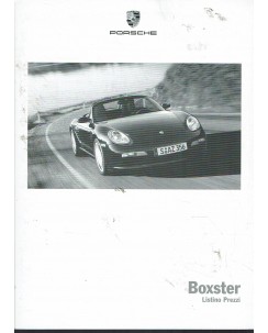 Porsche : Boxster listino prezzi ed. Porsche A65