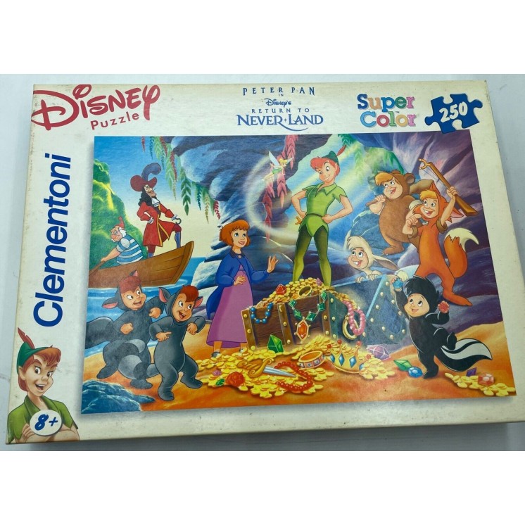 Puzzle n. 29603 Peter Pan return Neverland 250 pezzi USATO ed. Clementoni Gd23